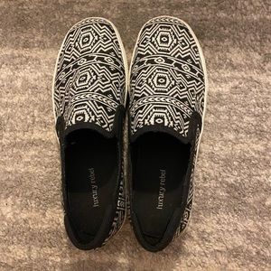 Luxury Rebel Black Slip on Shoes